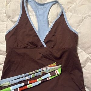 Athletes bathing suit Top M Bottoms L